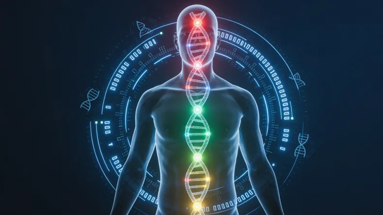 专业医生进行遗传咨询场景