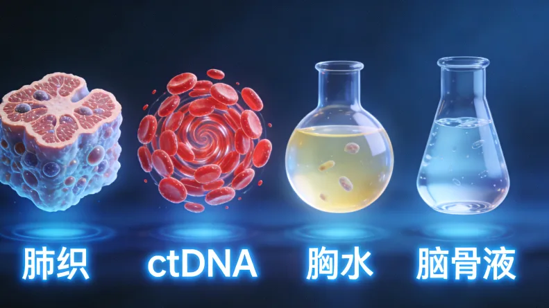 脑肿瘤基因检测核心流程示意图