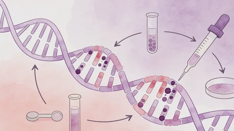 脑胶质瘤基因检测核心流程示意图