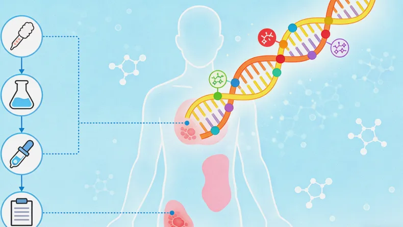 胰腺癌基因检测两类目标基因示意图