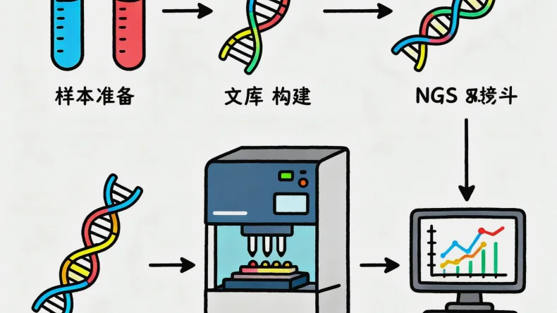 肺癌基因检测科学原理示意图