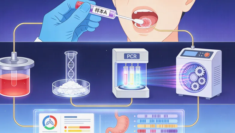 阿拉善万核医学基因检测咨询中心服务流程导图