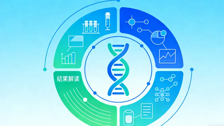 HPV病毒基因分型检测原理示意图