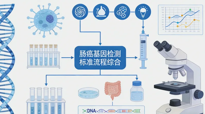 脑肿瘤基因检测全流程示意图