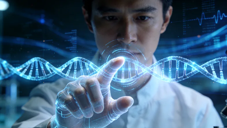 基因检测实验室内部一瞥，展示精密仪器