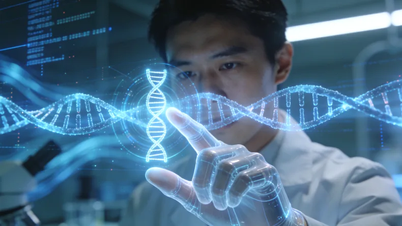 KRAS蛋白三维结构示意图