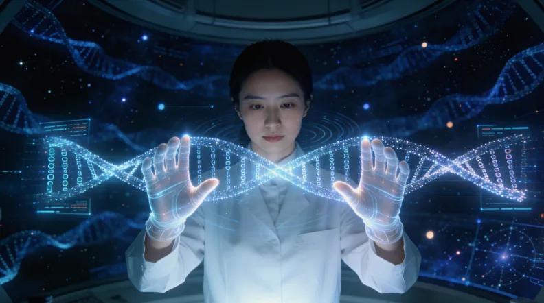 乳腺癌组织HER2蛋白免疫组化染色示阳性