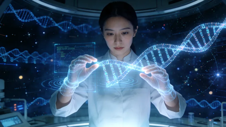 周围神经结构示意图：轴突与髓鞘