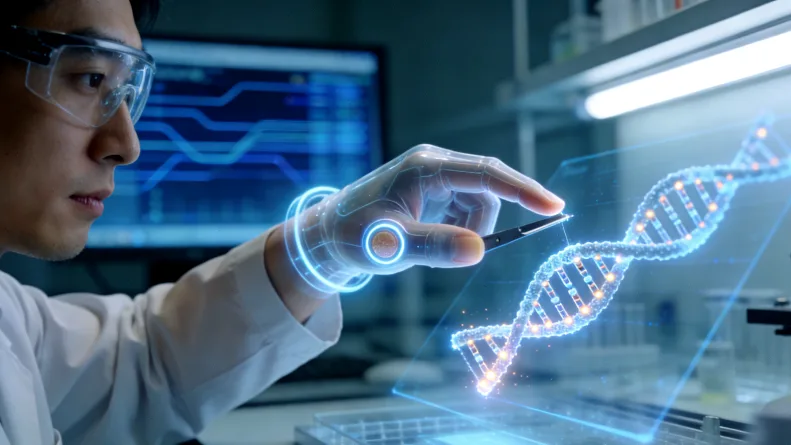 乳腺癌肿瘤组织基因表达热图示意