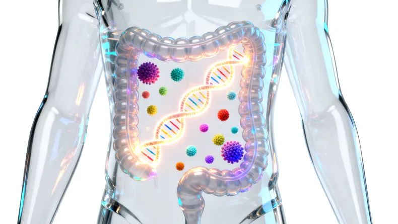 BRCA蛋白修复DNA损伤的卡通模拟图
