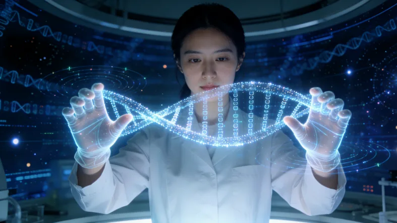 医生与患者共同解读基因检测报告