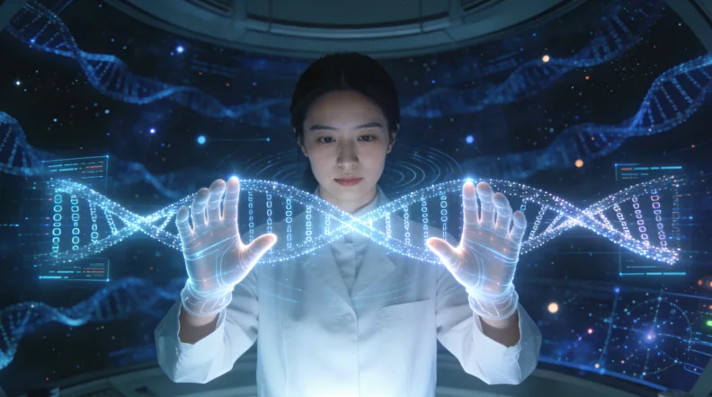 X连锁隐性遗传模式家系图示例