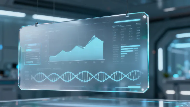 FISH技术显示ROS1基因融合的荧光信号图
