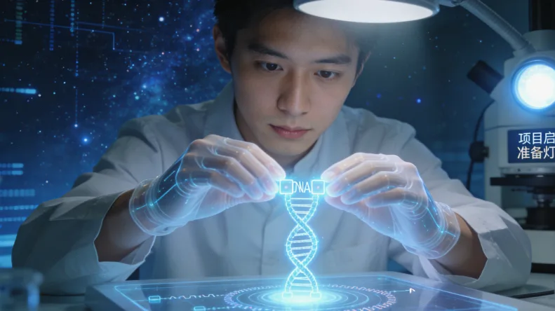 RET基因融合示意图:正常与异常对比