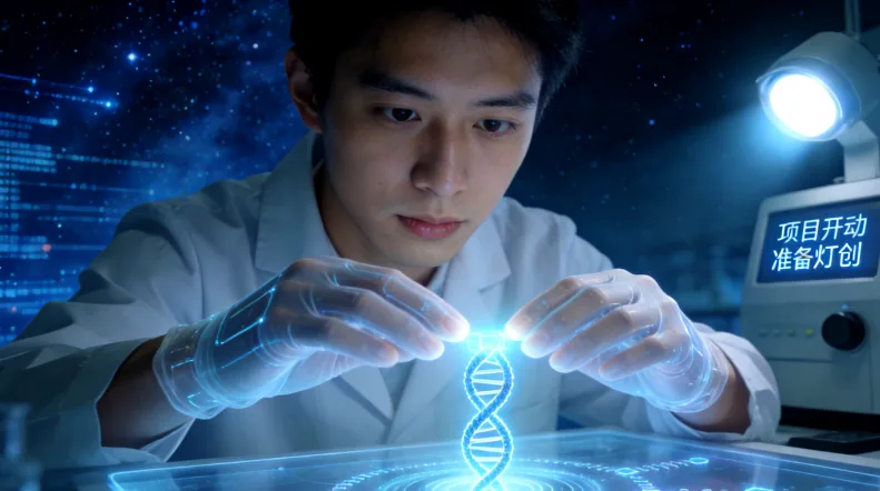 医生与患者进行遗传咨询沟通场景