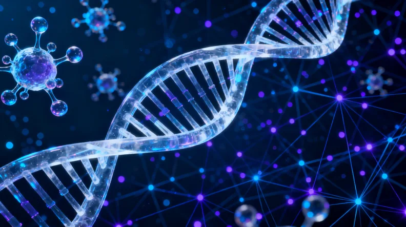 基因测序技术工作原理示意图