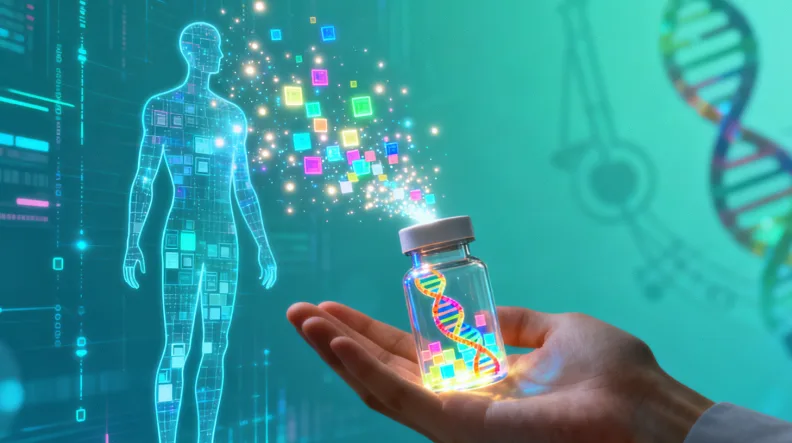 遗传因素与环境因素相互作用示意图