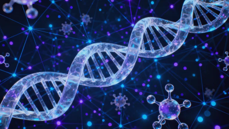 病理医生在显微镜下观察肿瘤组织切片