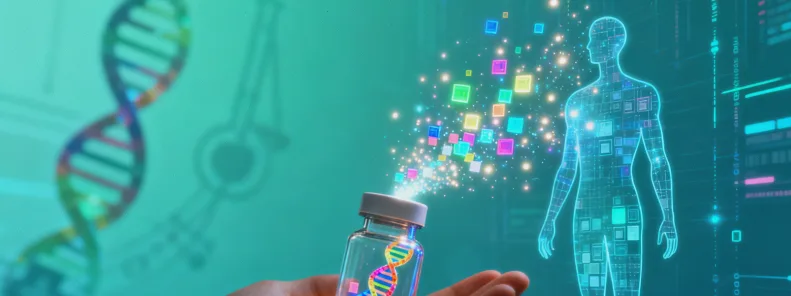 医生与患者讨论基因检测报告