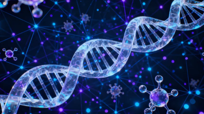 Y染色体在父系家族中的遗传路径图