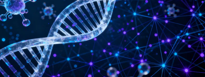 一位男士在家中桌面，对着采样工具包犹豫不决