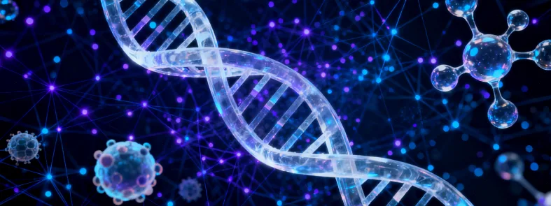 一位女性对着一桌健康食物和一杯水发愁