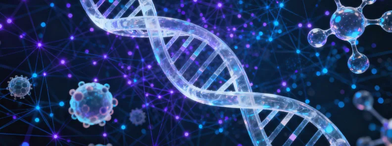 表亲关系基因共享示意图