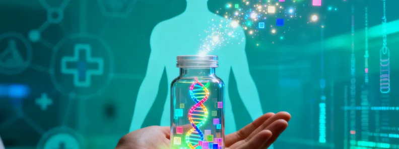 一对夫妻在诊室与医生交谈的温馨插图