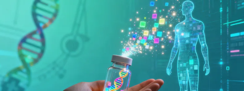 医生向孕妇解释无创DNA报告单