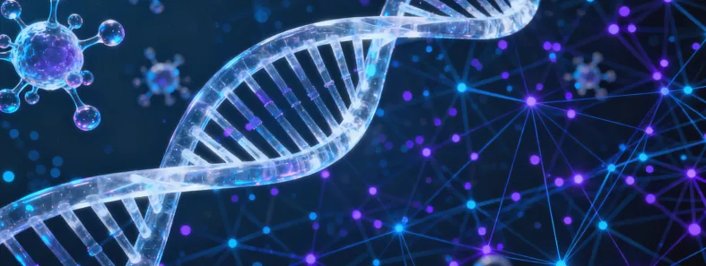 一位女性在花丛旁打喷嚏