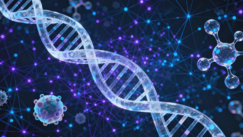 展示遗传风险与普通风险对比的简易图表