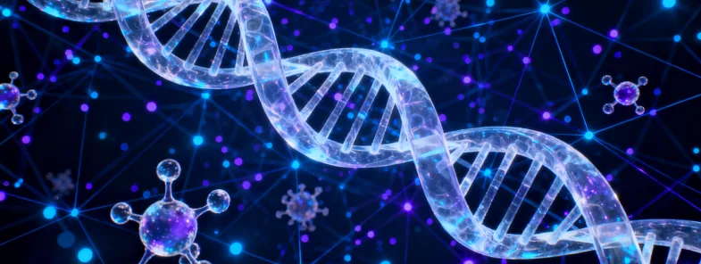 孩子发烧时测量体温的家庭场景