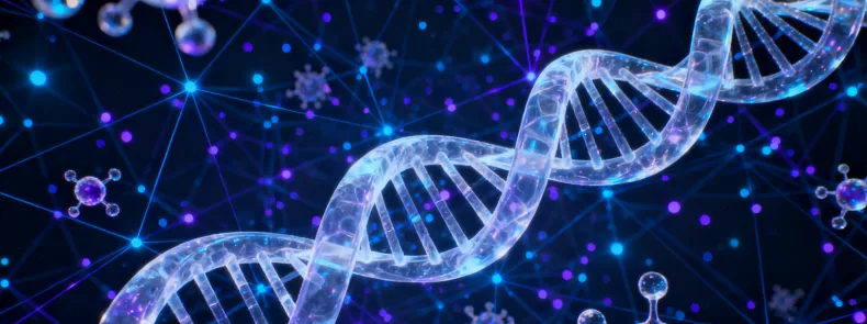 大脑神经元连接示意图,显示突触间隙与神经递质