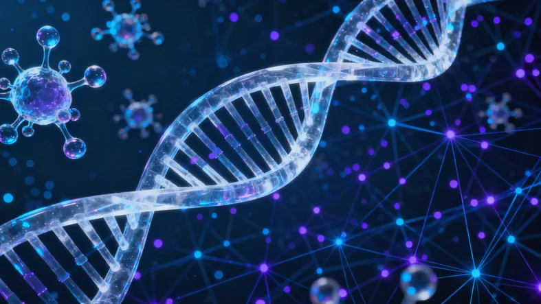 细菌与病毒结构对比的卡通图解