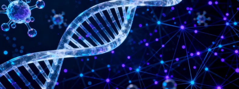 抗生素药盒与病毒、细菌卡通形象对比图