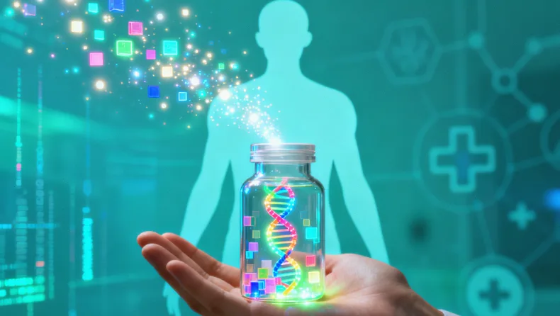 腋窝密集雀斑样小点的特写示意图