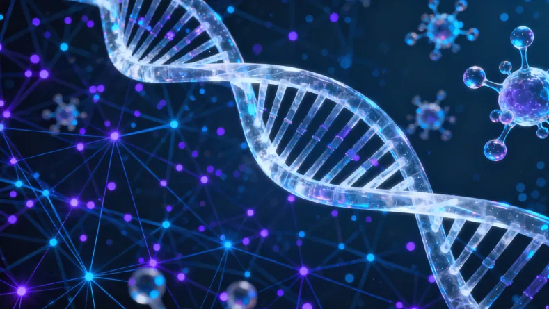 基因、免疫、环境三者共同作用导致疾病的示意图