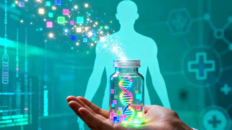 正常毛囊与毛囊角化症堵塞示意图