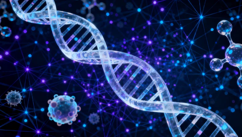 先天性内斜视婴儿眼部特写示意图