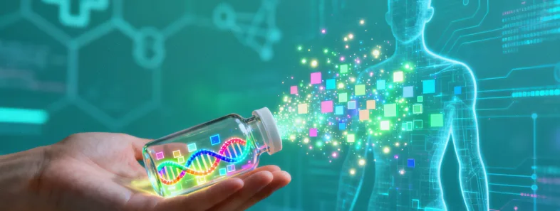 一位有着灿烂笑容、走路摇晃的幼儿特写