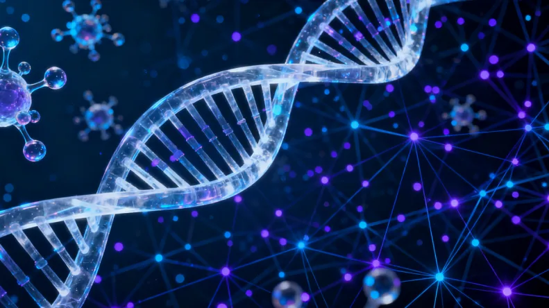 HER2蛋白在癌细胞表面过度表达示意图