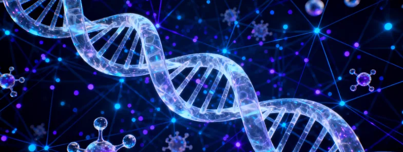 医生与患者共同查看基因检测报告