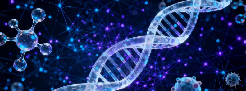 显微镜下的巨大血小板与正常红细胞对比