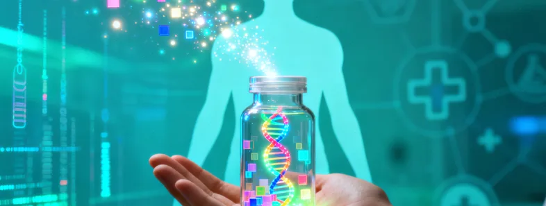 一位女性患者拿着化验单，面露担忧