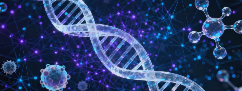 基因检测报告与家族树示意图