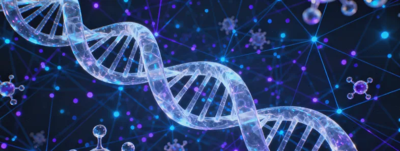 遗传咨询师与咨询者亲切交谈场景