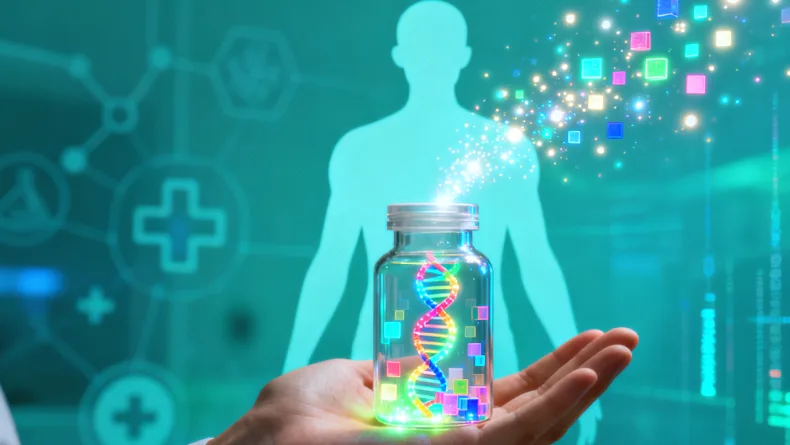 Ellis-van Creveld综合征患儿全身照，展示短肢体型与胸廓形态