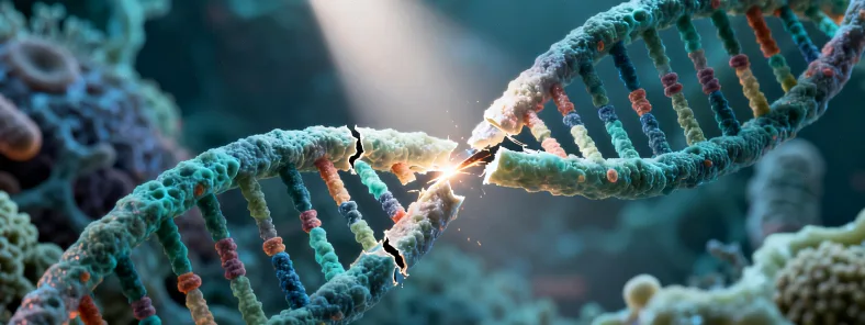 不同种类益生菌胶囊与一份基因检测报告对比图